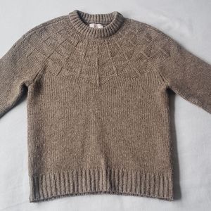 J. Crew Wallace & Barnes chunky wool sweater, size small